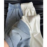 美脚デニム風ワイドパンツタック入りパンツ | SUNSHINE CLOSET | 詳細画像20 