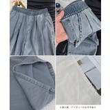 美脚デニム風ワイドパンツタック入りパンツ | SUNSHINE CLOSET | 詳細画像22 