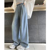 美脚デニム風ワイドパンツタック入りパンツ | SUNSHINE CLOSET | 詳細画像3 