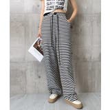 リラックスボーダーパンツウエスト紐韓国風 | SUNSHINE CLOSET | 詳細画像12 