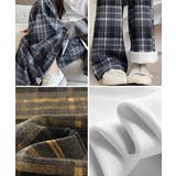 チェック柄パンツハイウエストワイドパンツ | SUNSHINE CLOSET | 詳細画像10 