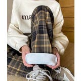 チェック柄パンツハイウエストワイドパンツ | SUNSHINE CLOSET | 詳細画像15 
