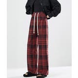 チェック柄パンツハイウエストワイドパンツ | SUNSHINE CLOSET | 詳細画像20 