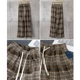 チェック柄パンツハイウエストワイドパンツ | SUNSHINE CLOSET | 詳細画像27 