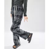 チェック柄パンツハイウエストワイドパンツ | SUNSHINE CLOSET | 詳細画像8 