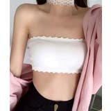 カップ付きインナー ズレ落ちない レースチューブトップ | SUNSHINE CLOSET | 詳細画像15 