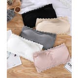 カップ付きインナー ズレ落ちない レースチューブトップ | SUNSHINE CLOSET | 詳細画像6 