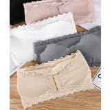 カップ付きインナー ズレ落ちない レースチューブトップ | SUNSHINE CLOSET | 詳細画像8 