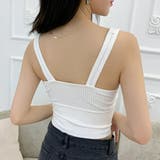 タンクトップ Vネックリブニット シンプル | SUNSHINE CLOSET | 詳細画像8 