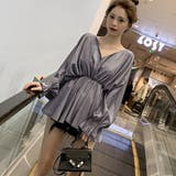 ボリューム袖 シャツブラウス Vネック | SUNSHINE CLOSET | 詳細画像10 