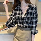 チェック柄 シャツブラウス レディース | SUNSHINE CLOSET | 詳細画像8 