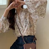 襟フリル シースルー 花柄ブラウス 女性 | SUNSHINE CLOSET | 詳細画像10 