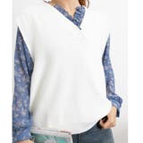 襟フリル シースルー 花柄ブラウス 女性 | SUNSHINE CLOSET | 詳細画像14 