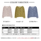 襟フリル シースルー 花柄ブラウス 女性 | SUNSHINE CLOSET | 詳細画像2 