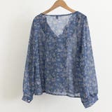 襟フリル シースルー 花柄ブラウス 女性 | SUNSHINE CLOSET | 詳細画像25 