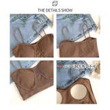 リブキャミソールパッド付き レディース | SUNSHINE CLOSET | 詳細画像3