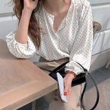 ドット柄ブラウス レディース シャツ | SUNSHINE CLOSET | 詳細画像5 