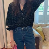ドット柄ブラウス レディース シャツ | SUNSHINE CLOSET | 詳細画像8 