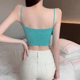シャーリングショートキャミソールカップ付 | SUNSHINE CLOSET | 詳細画像10