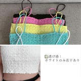シャーリングショートキャミソールカップ付 | SUNSHINE CLOSET | 詳細画像14