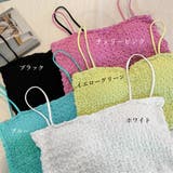シャーリングショートキャミソールカップ付 | SUNSHINE CLOSET | 詳細画像2
