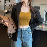 カップ付き バッククロスタンクトップ無地 | ANGELCLOSET | 詳細画像11
