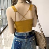 カップ付き バッククロスタンクトップ無地 | ANGELCLOSET | 詳細画像12