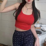 カップ付き バッククロスタンクトップ無地 | ANGELCLOSET | 詳細画像15