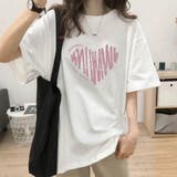 半袖Tシャツレディース 夏 ロゴ 韓国風 | SUNSHINE CLOSET | 詳細画像1