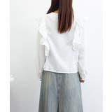 フリルブラウス レース切替ブラウス 薄手 | SUNSHINE CLOSET | 詳細画像15 