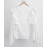 フリルブラウス レース切替ブラウス 薄手 | SUNSHINE CLOSET | 詳細画像18 