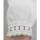 フリルブラウス レース切替ブラウス 薄手 | SUNSHINE CLOSET | 詳細画像20 