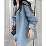 ビッグデニムシャツレディース重ね着お洒落 | SUNSHINE CLOSET | 詳細画像6 