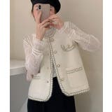 モヘア風ニットベストレディース韓国風秋服 | SUNSHINE CLOSET | 詳細画像10 