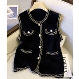 モヘア風ニットベストレディース韓国風秋服 | SUNSHINE CLOSET | 詳細画像14 