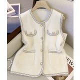 モヘア風ニットベストレディース韓国風秋服 | SUNSHINE CLOSET | 詳細画像16 