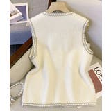 モヘア風ニットベストレディース韓国風秋服 | SUNSHINE CLOSET | 詳細画像17 