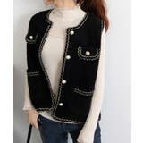 モヘア風ニットベストレディース韓国風秋服 | SUNSHINE CLOSET | 詳細画像18 