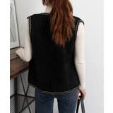 モヘア風ニットベストレディース韓国風秋服 | SUNSHINE CLOSET | 詳細画像21 