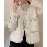 モヘア風ニットベストレディース韓国風秋服 | SUNSHINE CLOSET | 詳細画像9 