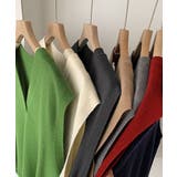 ニットベスト レディースチョッキ 重ね着 | ANGELCLOSET | 詳細画像11