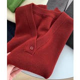 ニットベスト レディースチョッキ 重ね着 | ANGELCLOSET | 詳細画像17
