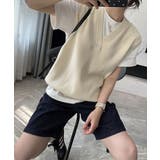ニットベスト レディースチョッキ 重ね着 | ANGELCLOSET | 詳細画像2