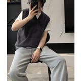 ニットベスト レディースチョッキ 重ね着 | ANGELCLOSET | 詳細画像5