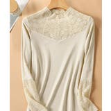 レースカットソー切り替えインナートップス | ANGELCLOSET | 詳細画像21