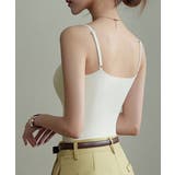 カップ付きキャミソール 韓国風ブラトップ | SUNSHINE CLOSET | 詳細画像2