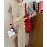 ニットベスト レディースチョッキ 重ね着 | SUNSHINE CLOSET | 詳細画像4 