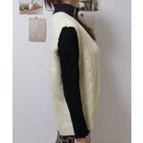 Vネックニットベストレディースニットジレ | SUNSHINE CLOSET | 詳細画像15 