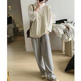 Vネックニットベストレディースニットジレ | SUNSHINE CLOSET | 詳細画像3 