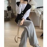 Vネックニットベストレディースニットジレ | SUNSHINE CLOSET | 詳細画像5 